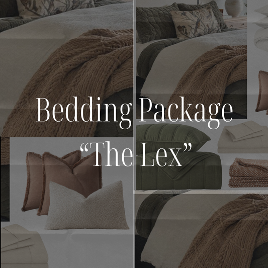 Source and Styled Bedding Package- Lex