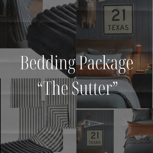 Source and Styled Bedding Package- Sutter